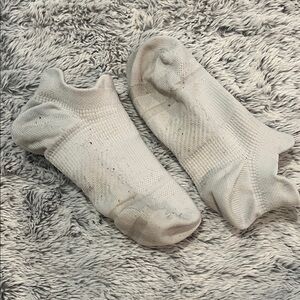 White Gym Ankle Socks
